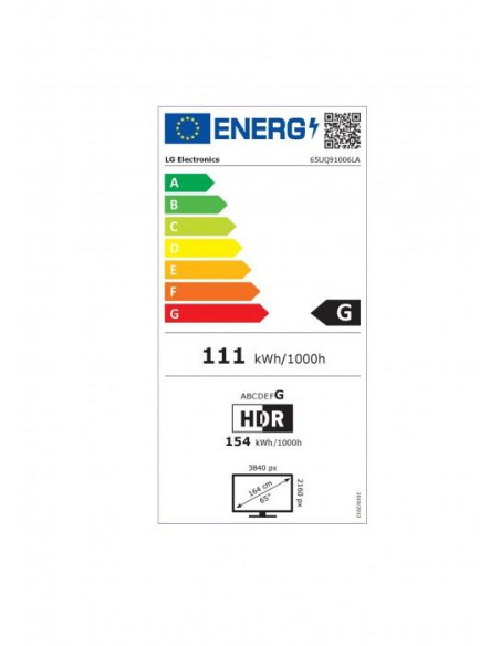 TV LED LG 65UQ91006LA - 2