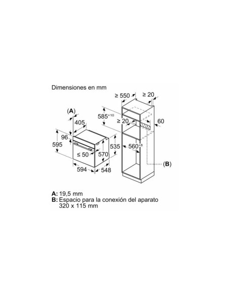 Horno indep. vapor Pirolitico Balay 3HA5748A2 - 6