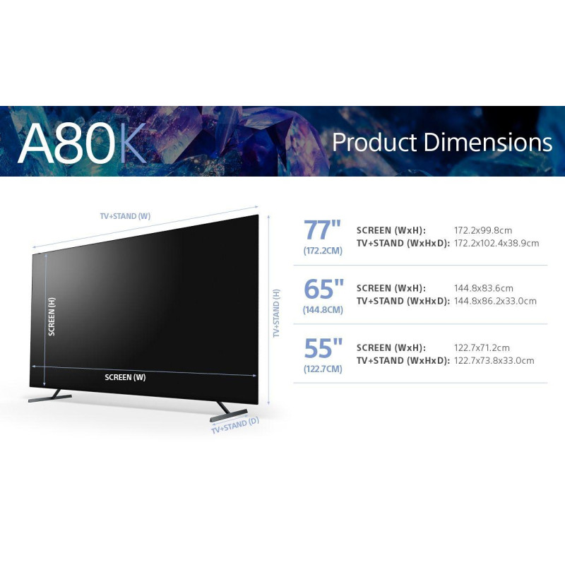 TV OLED Sony XR77A80KAEP - 6