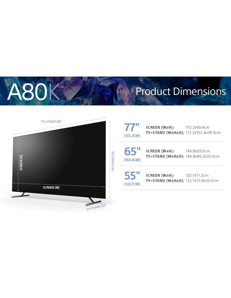 TV OLED Sony XR77A80KAEP - 6