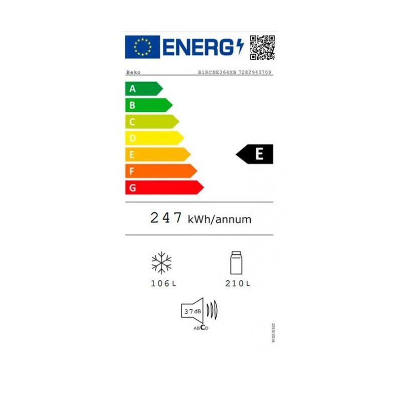 Combi NF Beko B1RCNE364XB () - 5 Combi NF Beko B1RCNE364XB () - 5