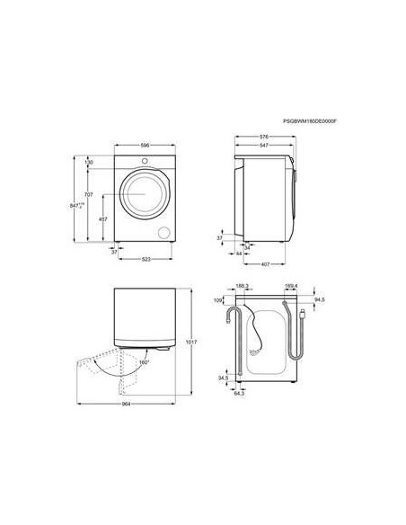 Lavadora frontal Aeg L6FBI827 (PNC: 914913581) - 8