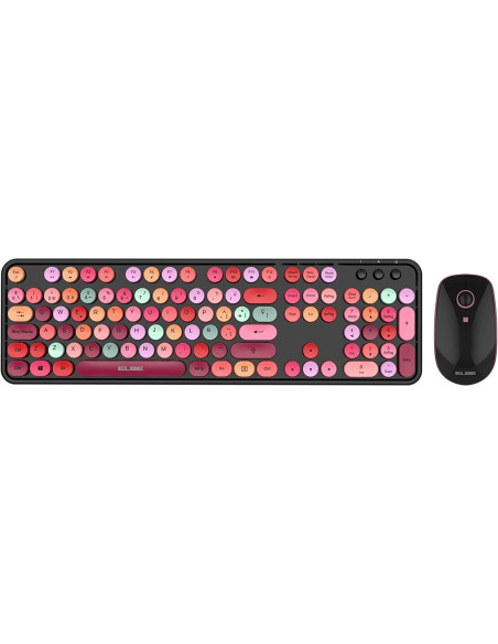 Teclado y raton inalambrico ELBE PTR104 - 1