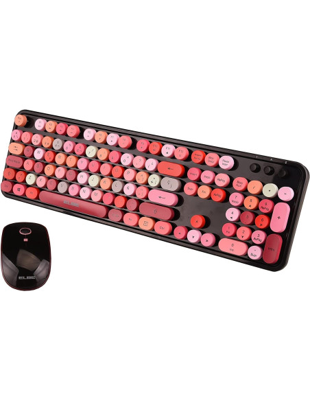 Teclado y raton inalambrico ELBE PTR104 - 2 Teclado y raton inalambrico ELBE PTR104 - 2