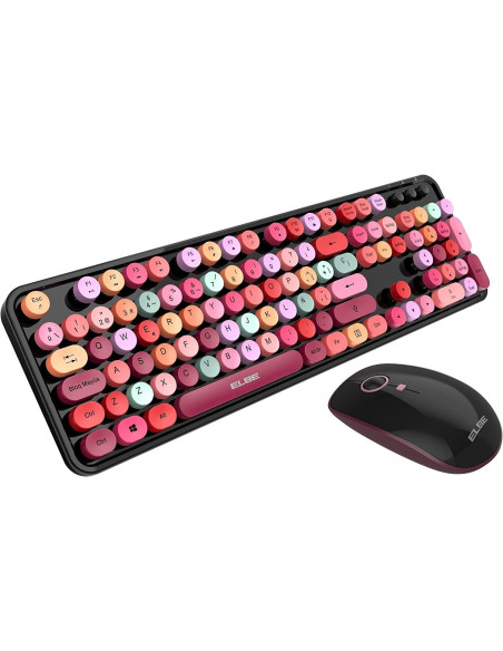 Teclado y raton inalambrico ELBE PTR104 - 3 Teclado y raton inalambrico ELBE PTR104 - 3
