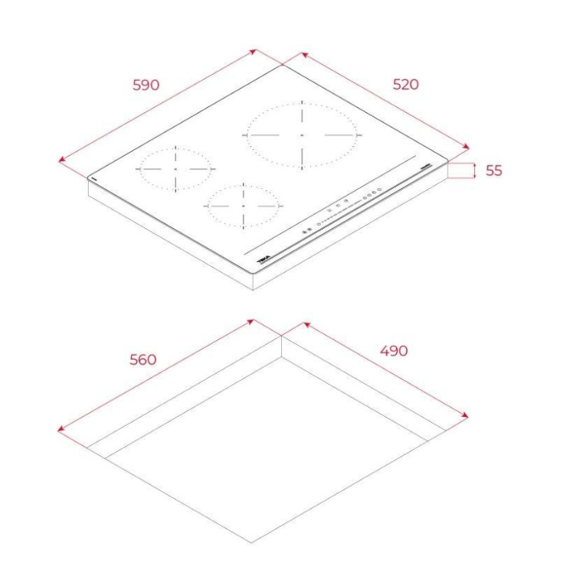 Vitroceramica induccion indep. Teka IBC63100BF - 5 Vitroceramica induccion indep. Teka IBC63100BF - 5