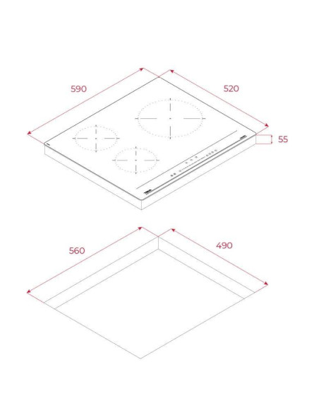 Vitroceramica induccion indep. Teka IBC63100BF - 5 Vitroceramica induccion indep. Teka IBC63100BF - 5