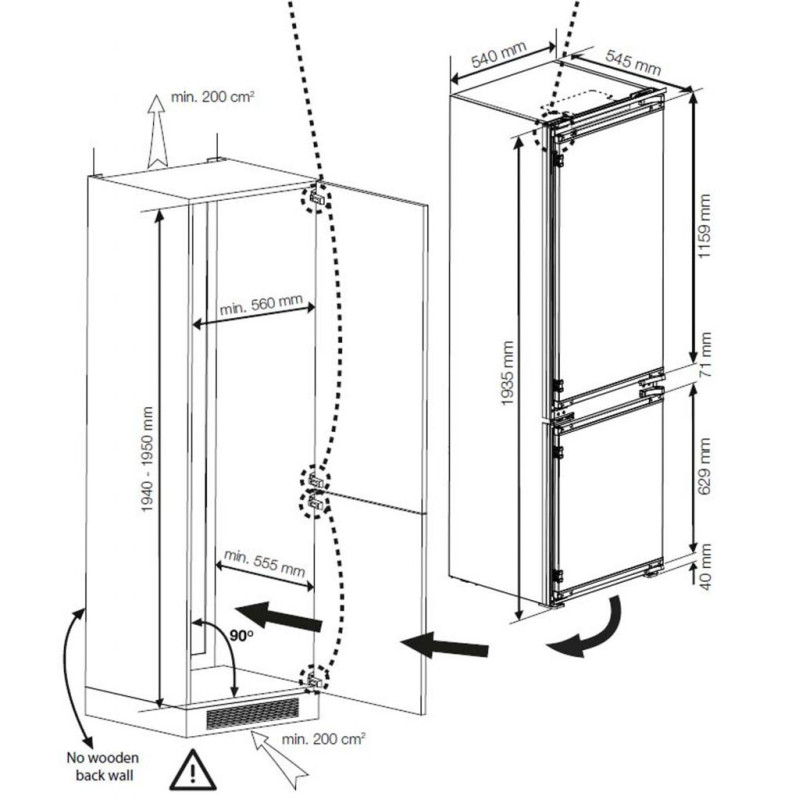 Combi INT Beko BCSA306E4SFN - 3 Combi INT Beko BCSA306E4SFN - 3