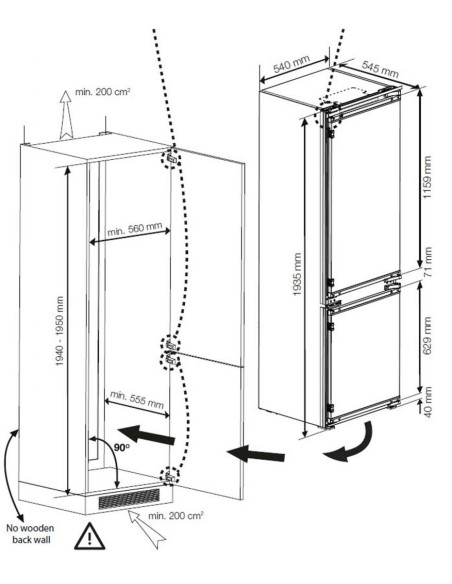 Combi INT Beko BCSA306E4SFN - 3 Combi INT Beko BCSA306E4SFN - 3
