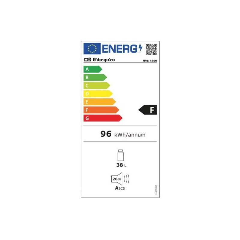 Nevera mini bar Orbegozo NVE4800, 38L - 2 Nevera mini bar Orbegozo NVE4800, 38L - 2