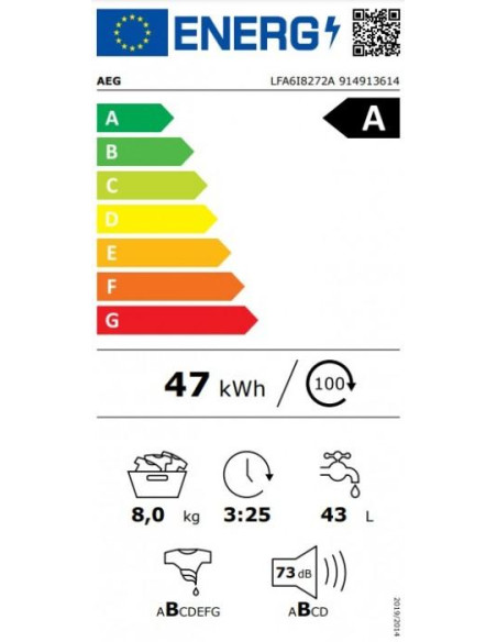 Lavadora frontal Aeg LFA6I8272A - 2