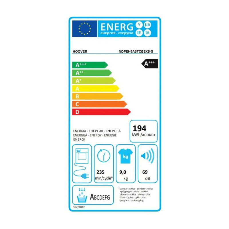 Secadora frontal Hoover Otsein NDPEH9A3TCBEXSS - 2 Secadora frontal Hoover Otsein NDPEH9A3TCBEXSS - 2