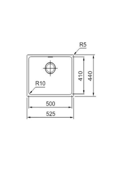 Fregadero inox Mepamsa SQUARE5040 - 2