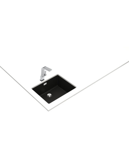 Fregadero sintetico BE Teka RADEAR10 5040MTG NEGRO - 4 Fregadero sintetico BE Teka RADEAR10 5040MTG NEGRO - 4