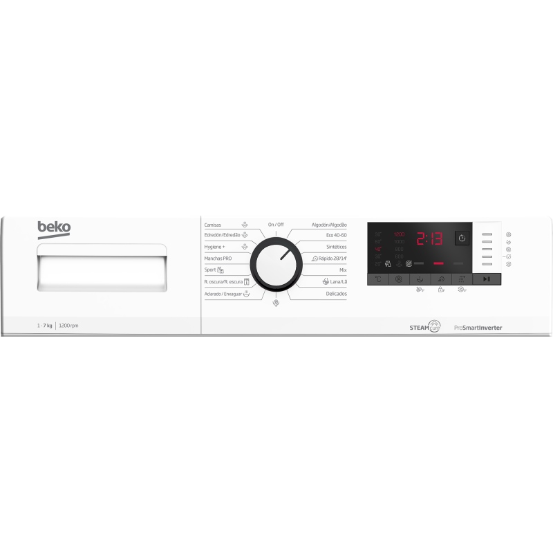 Lavadora frontal Beko WRA7615XW () - 10 Lavadora frontal Beko WRA7615XW () - 10