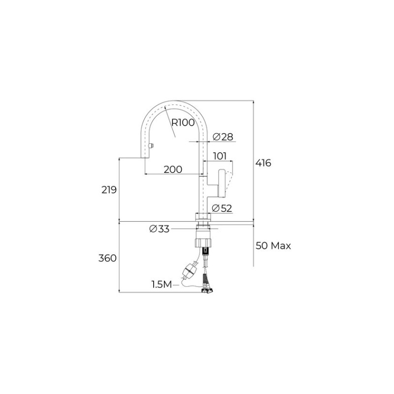 Grifo Teka OVAL9382 CROMO - 10