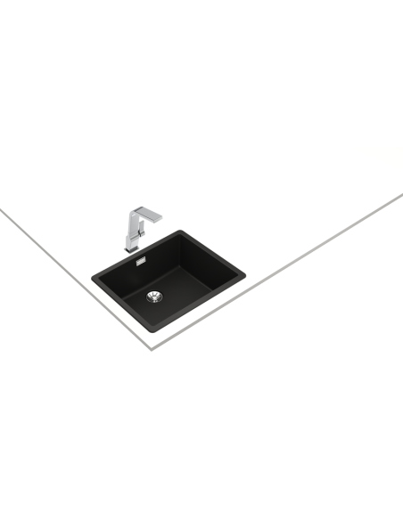 Fregadero sintetico BE Teka RADEAR10 5040MTG NEGRO - 7 Fregadero sintetico BE Teka RADEAR10 5040MTG NEGRO - 7