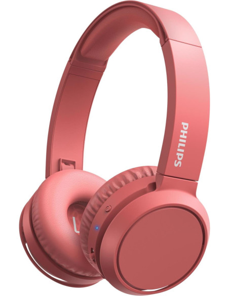 Auriculares Inalámbricos Philips TAH4205/ con Micrófono/ Bluetooth/ Rojos - 1