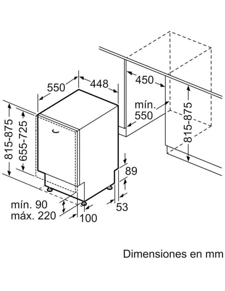 Lavavajillas 45 INT Bosch SPV4EMX25E - 2