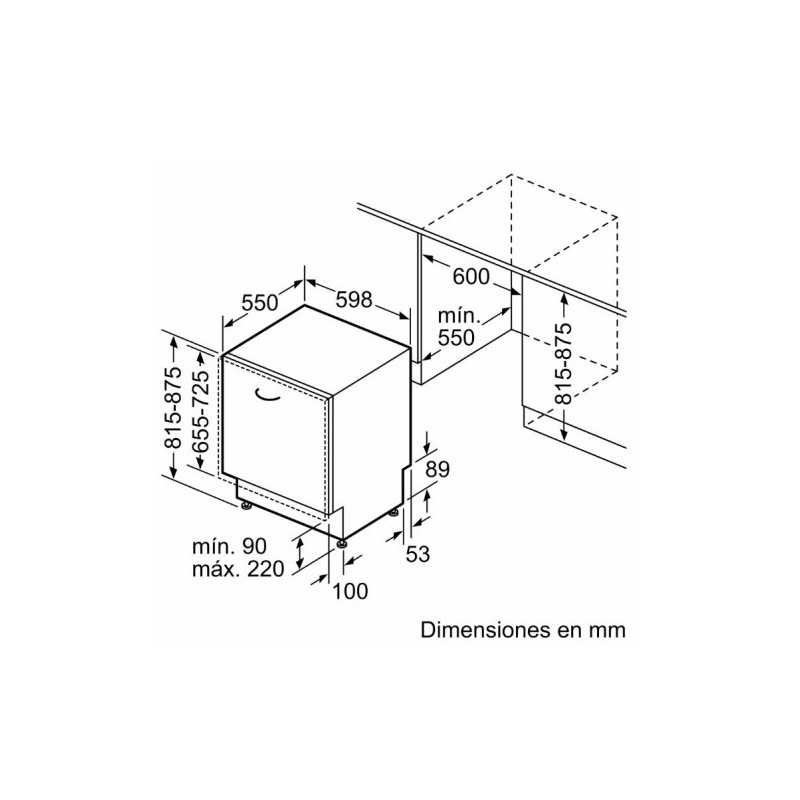 Lavavajillas 60 INT Balay 3VF5331NA - 2 Lavavajillas 60 INT Balay 3VF5331NA - 2