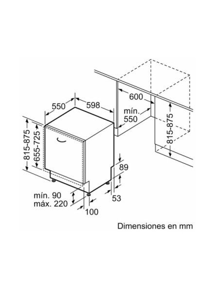 Lavavajillas 60 INT Balay 3VF5331NA - 2 Lavavajillas 60 INT Balay 3VF5331NA - 2