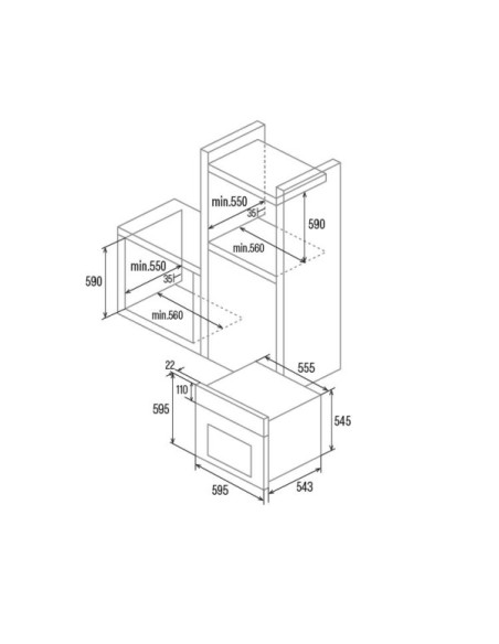 Horno MF indep. Cata MDS8007WH (07034101) - 2 Horno MF indep. Cata MDS8007WH (07034101) - 2