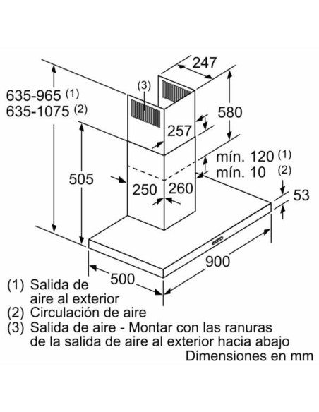 Campana decorativa Balay 3BC096MN - 2