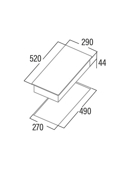 Vitroceramica modular indep. Cata VI302 - 2