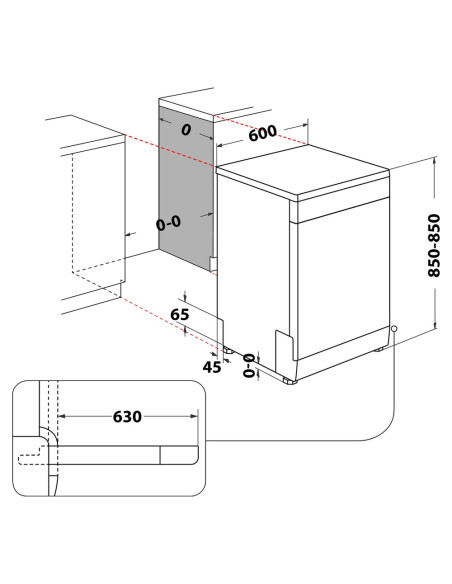 Lavavajillas 60 Whirlpool W7FHS41X - 3