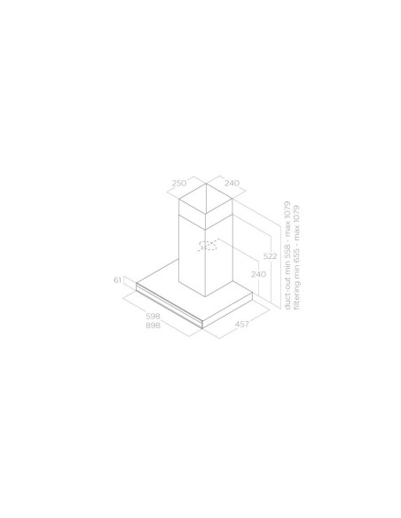 Campana decorativa Elica ADÉLE BLIX/A/60 - 2 Campana decorativa Elica ADÉLE BLIX/A/60 - 2