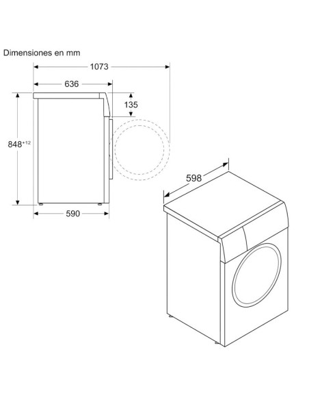 Lavadora carga frontal Bosch WGG256Z0ES - 2 Lavadora carga frontal Bosch WGG256Z0ES - 2