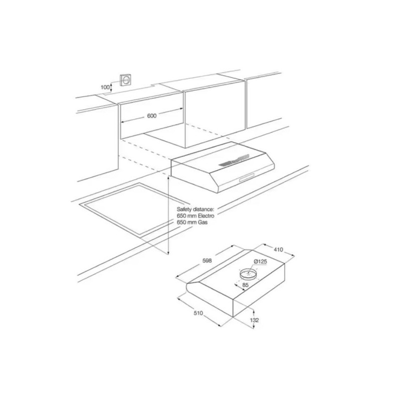 Campana convencional Electrolux EFU216S - 2