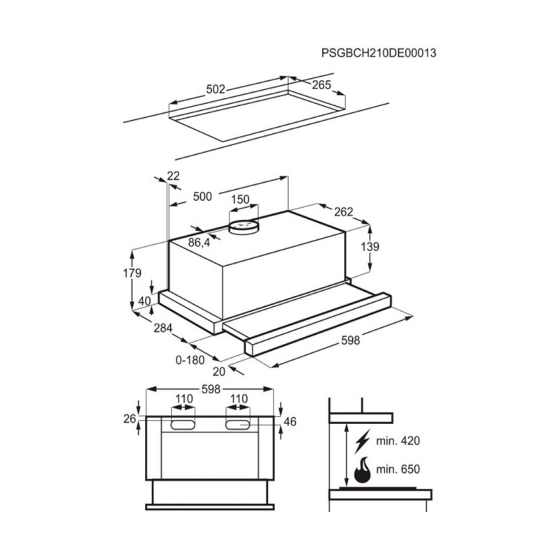 Campana extraplana Electrolux LFP226S - 4 Campana extraplana Electrolux LFP226S - 4