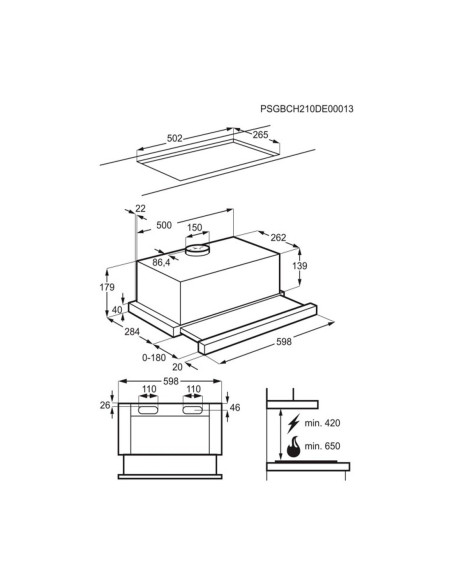 Campana extraplana Electrolux LFP226S - 4 Campana extraplana Electrolux LFP226S - 4