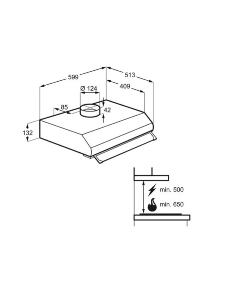 Campana convencional Electrolux LFU226W - 2 Campana convencional Electrolux LFU226W - 2