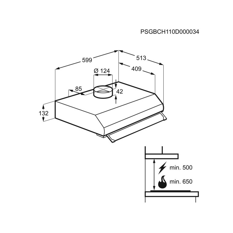 Campana convencional Electrolux LFU226X - 2 Campana convencional Electrolux LFU226X - 2