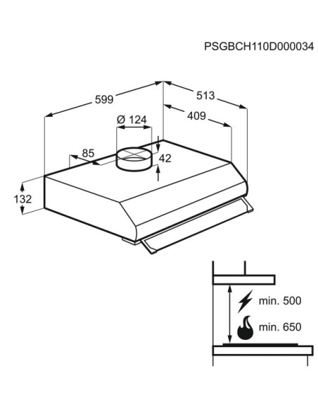 Campana convencional Electrolux LFU226X - 2 Campana convencional Electrolux LFU226X - 2