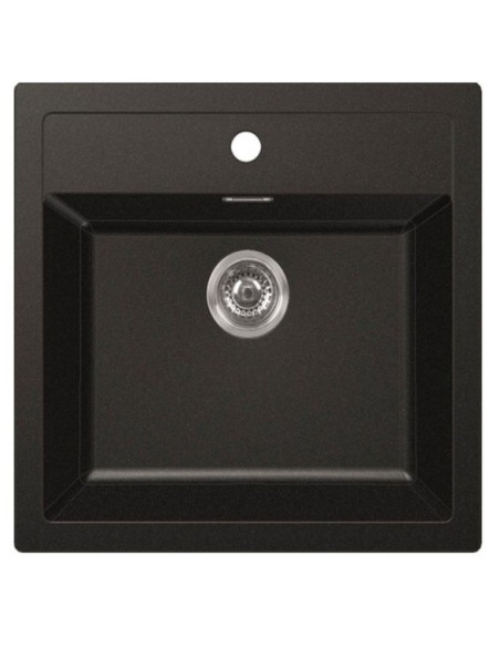 Fregadero sintetico Mepamsa CUBO5653NEGRO - 1 Fregadero sintetico Mepamsa CUBO5653NEGRO - 1