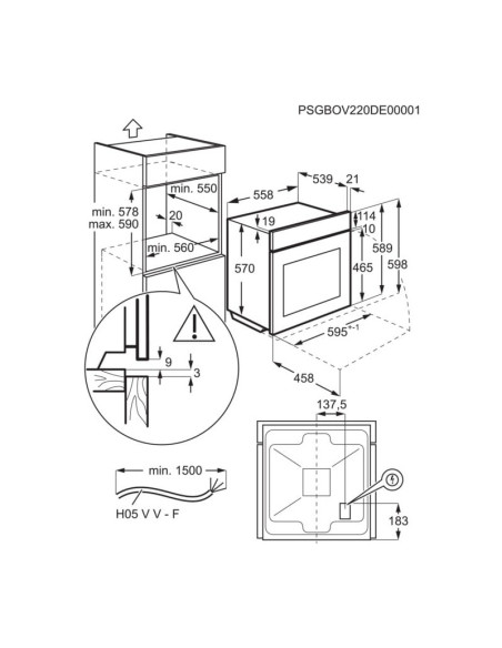 Horno MF pirolitico indep. Electrolux EOH4P46BX - 3