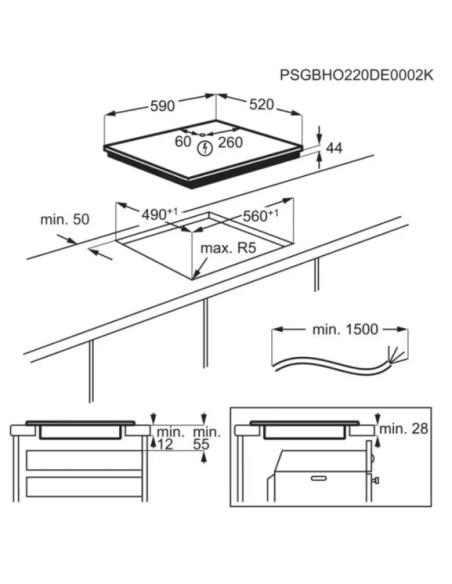 Vitroceramica induccion indep. Electrolux LIT6340C - 2
