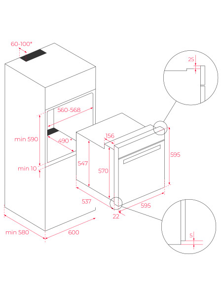 Horno MF indep. Pirolitico Teka STEAKMASTER-LITE - 3
