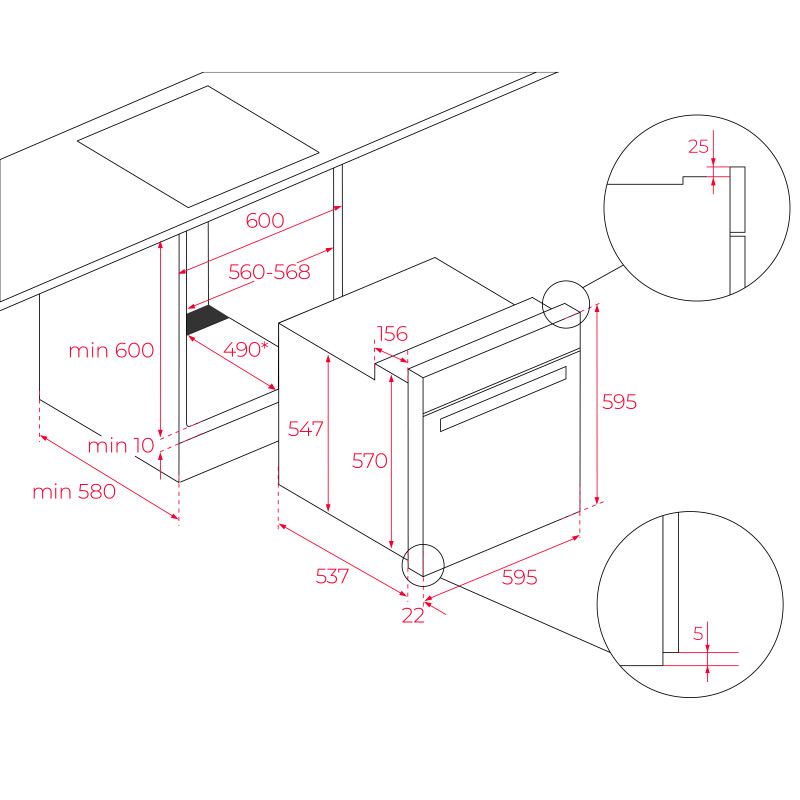 Horno MF indep. Pirolitico Teka STEAKMASTER-LITE - 4
