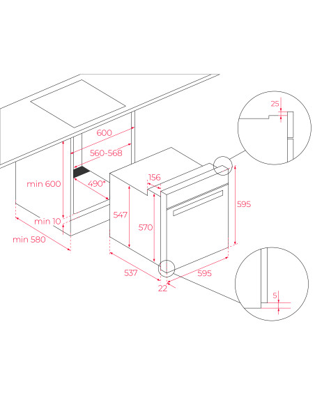 Horno MF indep. Pirolitico Teka STEAKMASTER-LITE - 4