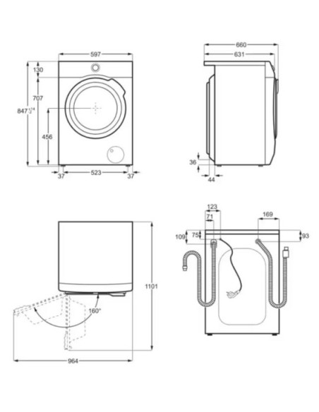 Lavasecadora Aeg LWR7316O4Q - 1