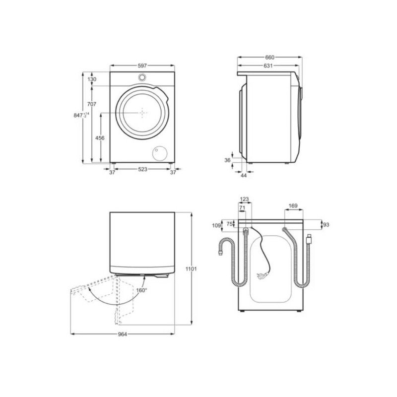 Lavasecadora Aeg LWR7316O4Q - 4