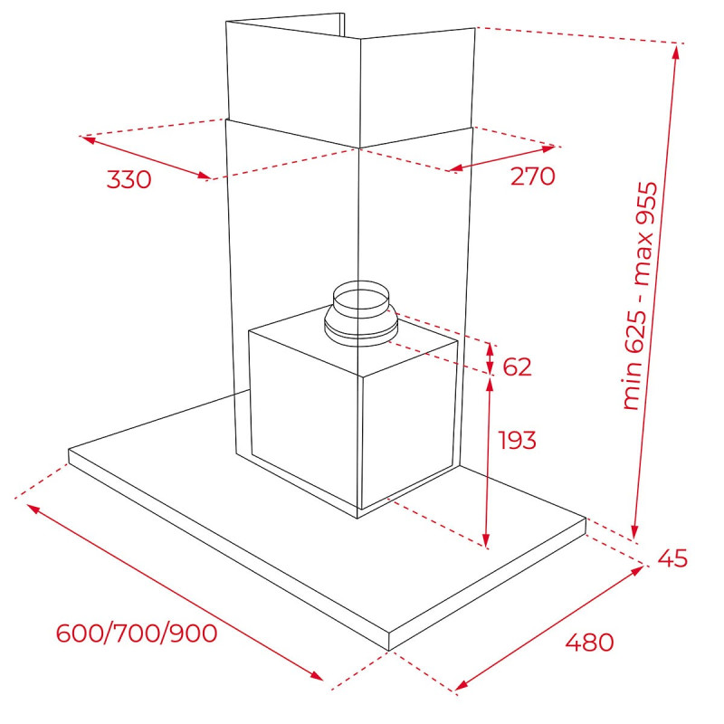 Campana decoratica Teka DSH786 - 2