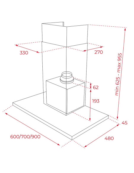Campana decoratica Teka DSH786 - 2