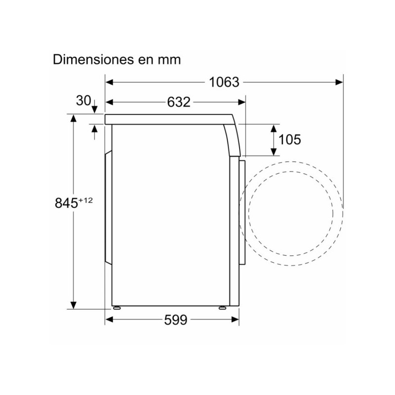 Lavadora frontal Bosch WUU28T68ES,Exclusivo - 4 Lavadora frontal Bosch WUU28T68ES,Exclusivo - 4