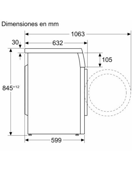 Lavadora frontal Bosch WUU28T68ES,Exclusivo - 4 Lavadora frontal Bosch WUU28T68ES,Exclusivo - 4