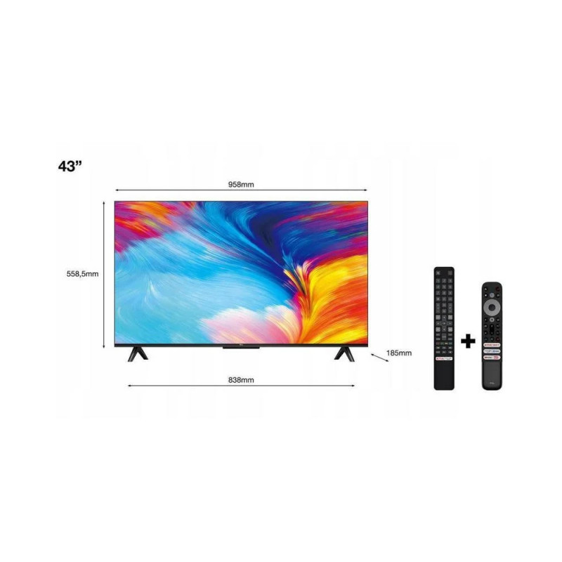 TV LED TCL 43P631, 43" - 4